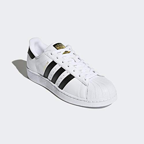 adidas Superstar, Zapatillas de deporte Unisex Adulto, Blanco (Ftwr White/Core Black/Ftwr White), 40 2/3 EU