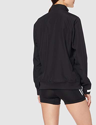 adidas T19 WOV JKT W Chaqueta de Deporte, Mujer, Black/White, XS