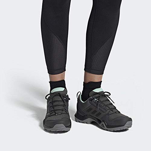adidas Terrex Ax3 GTX W, Zapatillas de Senderismo Mujer, Gris (Grey/Core Black/Clear Mint 0), 38 EU