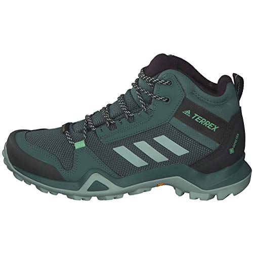 adidas Terrex AX3 Mid GTX W, Zapatillas de Hiking Mujer, ESMTEC/MATVER/MENGLO, 38 2/3 EU