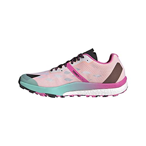 adidas Terrex Speed Ultra W, Zapatillas de Trail Running Mujer, FTWBLA/MENACI/ROSCHI, 42 2/3 EU