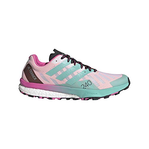 adidas Terrex Speed Ultra W, Zapatillas de Trail Running Mujer, FTWBLA/MENACI/ROSCHI, 42 2/3 EU