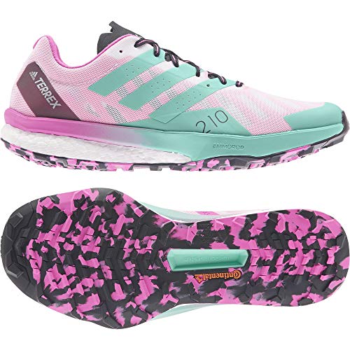 adidas Terrex Speed Ultra W, Zapatillas de Trail Running Mujer, FTWBLA/MENACI/ROSCHI, 42 2/3 EU