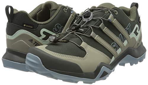 adidas Terrex Swift R2 GTX W, Zapatillas para Carreras de montaña Mujer, Legend Earth/Feather Grey/Ash Grey S18, 36 2/3 EU