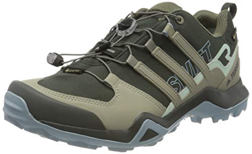 adidas Terrex Swift R2 GTX W, Zapatillas para Carreras de montaña Mujer, Legend Earth/Feather Grey/Ash Grey S18, 36 2/3 EU