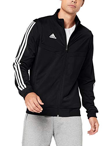 Adidas Tiro 19 Polyester Jacke Chaqueta Deportiva, Hombre, Black/White, L