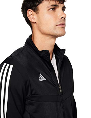 Adidas Tiro 19 Polyester Jacke Chaqueta Deportiva, Hombre, Black/White, L