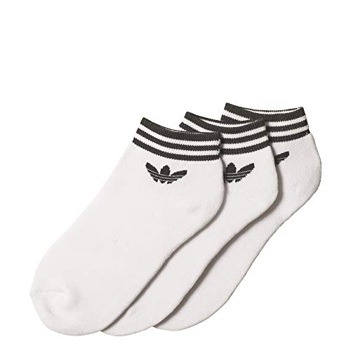 adidas Trefoil Ankle - Calcetines para hombre, color blanco, talla 43-46