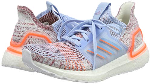 adidas Ultraboost 19 W, Zapatillas de Running Mujer, Azul (Glow Blue/Hi/Res Coral/Active Maroon Glow Blue/Hi/Res Coral/Active Maroon), 37 1/3 EU