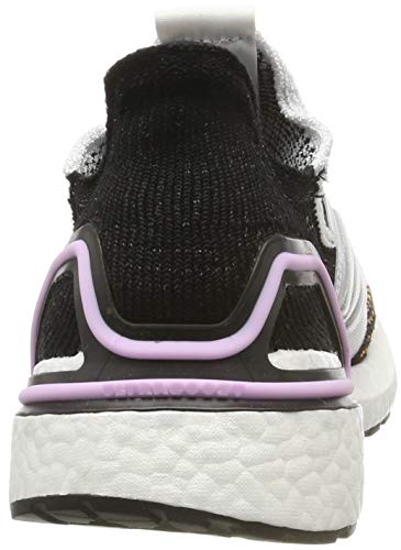 adidas Ultraboost 19 W, Zapatillas de Running Mujer, Blanco (Crystal White/Crystal White/Core Black Crystal White/Crystal White/Core Black), 40 EU
