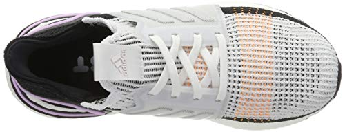 adidas Ultraboost 19 W, Zapatillas de Running Mujer, Blanco (Crystal White/Crystal White/Core Black Crystal White/Crystal White/Core Black), 40 EU