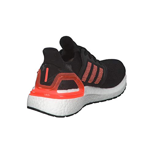 adidas Ultraboost 20 W, Zapatillas de Running Mujer, Core Black/Signal Coral/FTWR White, 38 2/3 EU