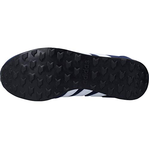 adidas V Racer 2.0, Zapatillas de Running Hombre, Azul (Dark Blue/FTWR White/FTWR White Dark Blue/FTWR White/FTWR White), 42 EU