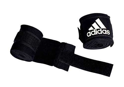 adidas - Vendas de Boxeo, Sigue Las Nuevas Reglas de la AIBA, Todo el año, Unisex, Color Negro - Negro, tamaño 5.7 x 4.5 m