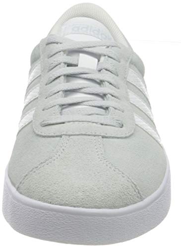 adidas VL Court 2.0, Zapatillas de Deporte Mujer, AZUHAL/FTWBLA/Gricin, 40 2/3 EU