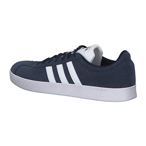 adidas VL Court 2.0', Zapatillas Hombre, Azul (Collegiate Navy/FTWR White/FTWR White Collegiate Navy/FTWR White/FTWR White), 40 2/3 EU