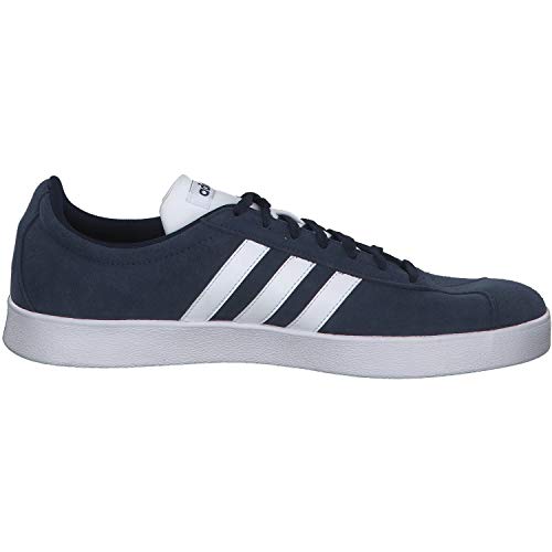 adidas VL Court 2.0', Zapatillas Hombre, Azul (Collegiate Navy/FTWR White/FTWR White Collegiate Navy/FTWR White/FTWR White), 45 1/3 EU