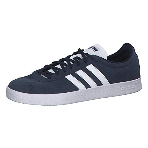 adidas VL Court 2.0', Zapatillas Hombre, Azul (Collegiate Navy/FTWR White/FTWR White Collegiate Navy/FTWR White/FTWR White), 45 1/3 EU