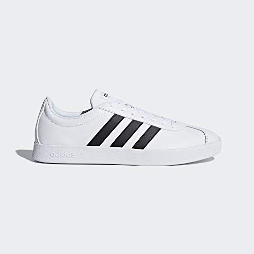 adidas VL Court 2.0, Zapatillas Hombre, Blanco (Footwear White/Core Black/Core Black 0), 42 EU