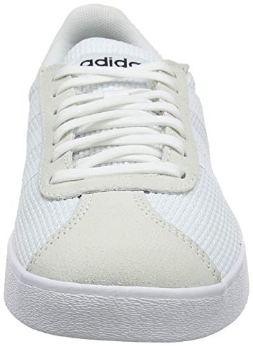 adidas VL Court 2.0, Zapatillas Mujer, Blanco (Footwear White/Footwear White/Core Black 0), 40 2/3 EU