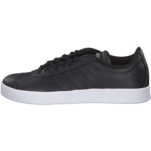 Adidas VL Court 2.0, Zapatillas Mujer, Negro (Core Black/Core Black/Silver Metallic 0), 38 2/3 EU