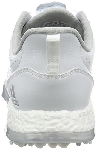 adidas W Adipower Boost Boa Zapatos de Golf para Mujer, Blanco/Plata, 40.6