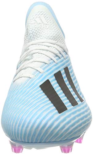 adidas X 19.1 FG, Zapatillas de Fútbol Hombre, Azul (Bright Cyan/Core Black/Shock Pink Bright Cyan/Core Black/Shock Pink), 48 EU
