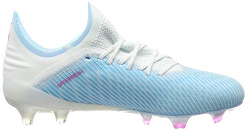 adidas X 19.1 FG, Zapatillas de Fútbol Hombre, Azul (Bright Cyan/Core Black/Shock Pink Bright Cyan/Core Black/Shock Pink), 48 EU
