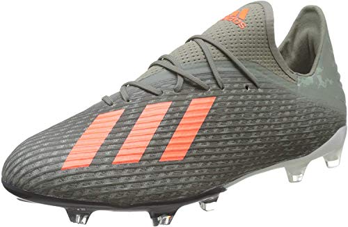 adidas X 19.2 Firm Ground Cleats, Zapatillas de Fútbol Hombre, Verde (Legacy Green/Solar Orange/Chalk White), 42 EU