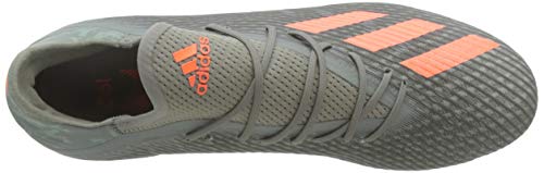 adidas X 19.2 Firm Ground Cleats, Zapatillas de Fútbol Hombre, Verde (Legacy Green/Solar Orange/Chalk White), 42 EU