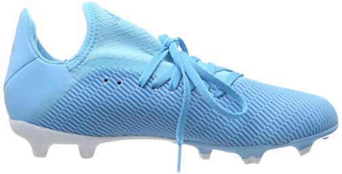 adidas X 19.3 FG J, Zapatillas de Fútbol Hombre, Azul (Bright Cyan/Core Black/Shock Pink Bright Cyan/Core Black/Shock Pink), 36 EU