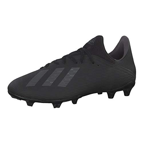 adidas X 19.3 FG, Zapatillas de Fútbol Hombre, Negro (Core Black/Utility Black/Silver Met. Core Black/Utility Black/Silver Met.), 42 EU