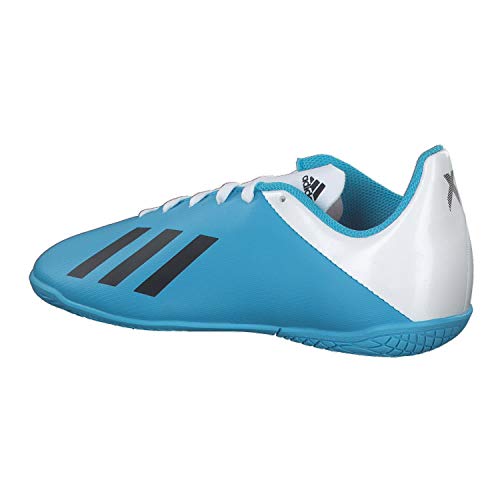 Adidas X 19.4 IN J, Botas de fútbol Unisex niño, Multicolor (Bright Cyan/Core Black/Shock Pink 000), 30 EU