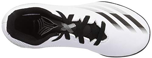 adidas X GHOSTED.4 TF J, Zapatillas de fútbol, FTWBLA/NEGBÁS/Plamet, 34 EU