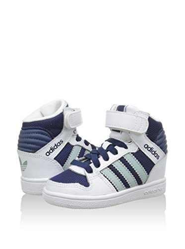 adidas Zapatillas Abotinadas Pro Play 2 CF I Blanco/Azul Marino EU 25 (UK 7.5 C)