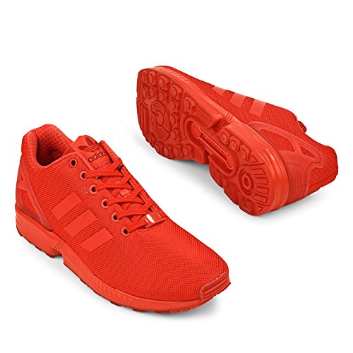 Adidas ZX Flux, Alpargatas Hombre, Rojo (Red/Red/RedRed/Red/Red), 44 EU