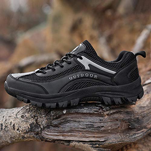 Aerlan Laufschuhe für Männer und Frauen,Zapatos para Correr de Aire para Mujer,Zapatillas de Deporte Casuales de montañismo al Aire Libre de tamaño Masculino-Arena Color_45#