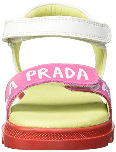 Agatha Ruiz de la Prada 192945, Sandalias con Punta Abierta Niña, Blanco (Blanco Y Chicle (Mat Y Sauvage) B), 26 EU