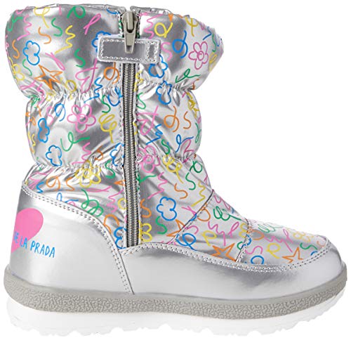Agatha Ruiz de la Prada 201996, Botas para Nieve, Plata (Textil), 29 EU