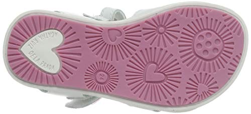 Agatha Ruiz de la Prada 202951, Sandalias con Tira a T para Niñas, Blanco (Blanco (Sauvage) B), 33 EU