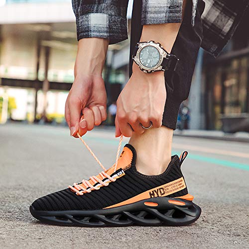 Ahico Zapatillas de Deporte de Moda para Hombre Zapatos para Caminar Zapatillas Deportivas Transpirables para Exteriores Zapatillas Deportivas de Gimnasio Deportivo Zapatillas de Deporte Casuales
