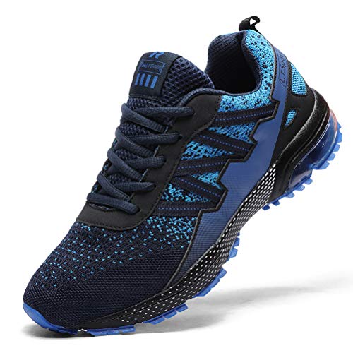 Ahico Zapatillas de Deporte para Correr Hombres Tenis Zapatos Ligero Moda Caminar Transpirable Entrenamiento Deportivo para Hombres