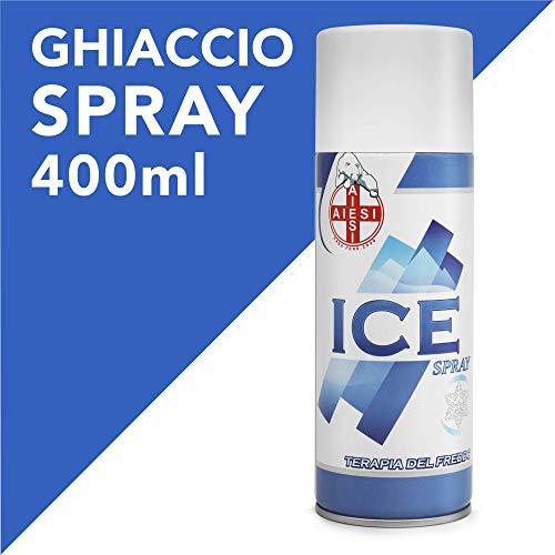 AIESI® Hielo Spray instantáneo con MENTOL lata de 400 ml ICE SPRAY # Made in Italy