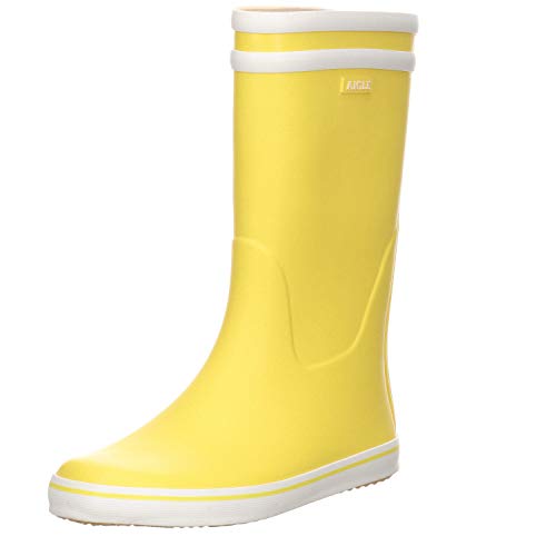 Aigle Malouine BT, Botas de Agua Mujer, Amarillo (Jaune/Blanc), 38 EU