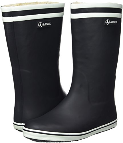 Aigle Malouine Fur, Botas de Nieve para Mujer, Azul (Marine), 35 EU