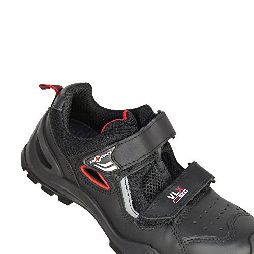 Aimont Tiberio S1P SRC Zapatos de Negocio Stock Sandalia Negro B-Stock, Tamaño:38 EU