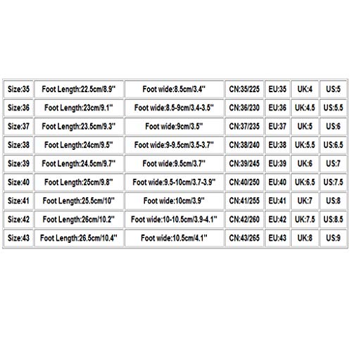 AIni Zapatos De Mujer CóModos Pisos CuñAs Zapatos De Playa Anti-Deslizante Ocasionales del Estilo Sandalias Mujer CuñA Piel Plataformas Alpargatas 5cm Tacon,Calzado De Verano 35-43