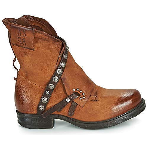 AIRSTEP/A.S.98 Saint EC Rivet Botines/Low Boots Mujeres Camel - 39 - Botas de caña Baja