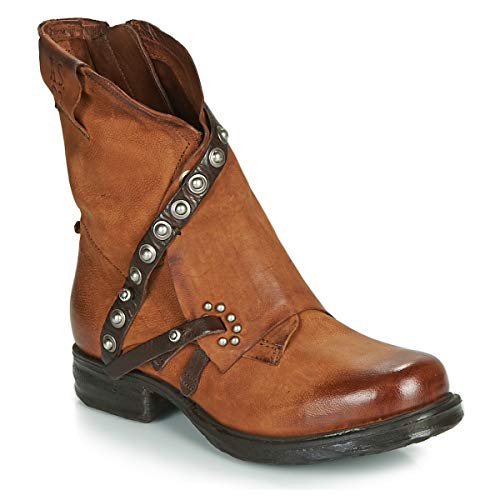 AIRSTEP/A.S.98 Saint EC Rivet Botines/Low Boots Mujeres Camel - 39 - Botas de caña Baja