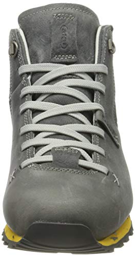 AKU Bellamont G Mid FG G, Zapatos de High Rise Senderismo Mujer, Gris (Grey/Yellow 035), 40 EU